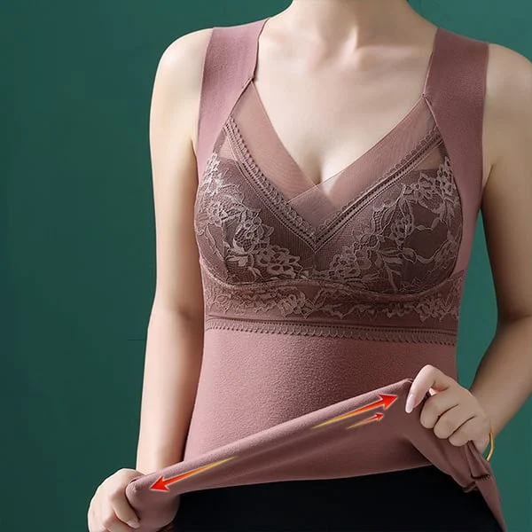 2 in 1 Built in Bra Thermal Underwear