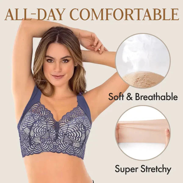 ULTIMATE LIFT STRETCH FULL FIGURE SEAMLESS LACE CUT OUT BRA