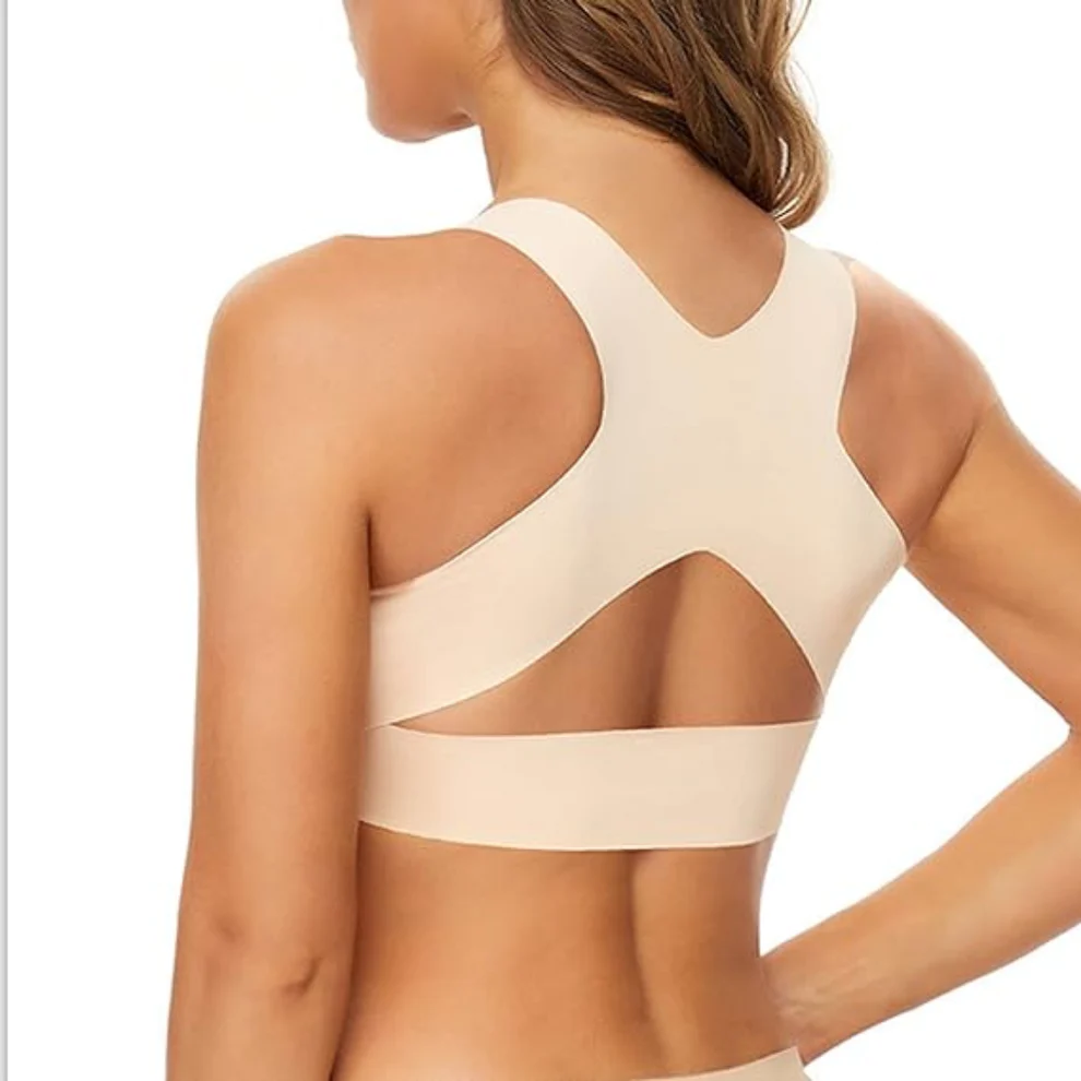 Front Closure Support Posture Corrector Bra