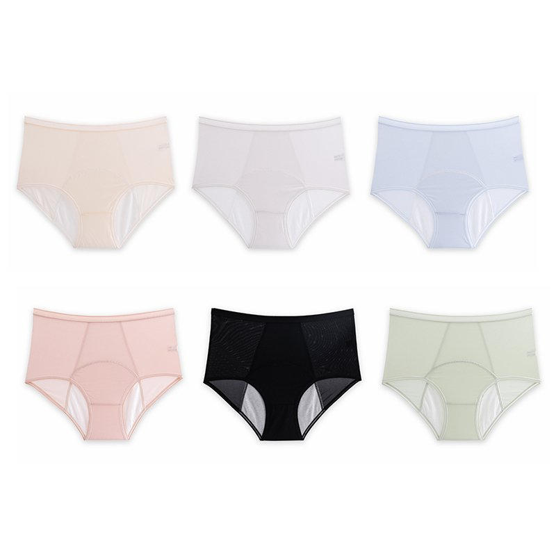 High Waist Leak Proof Ice Silk Panties