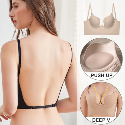 Hot Sale 49% OFF🔥 2024 Backless Strapless Adhesive Invisible Bra