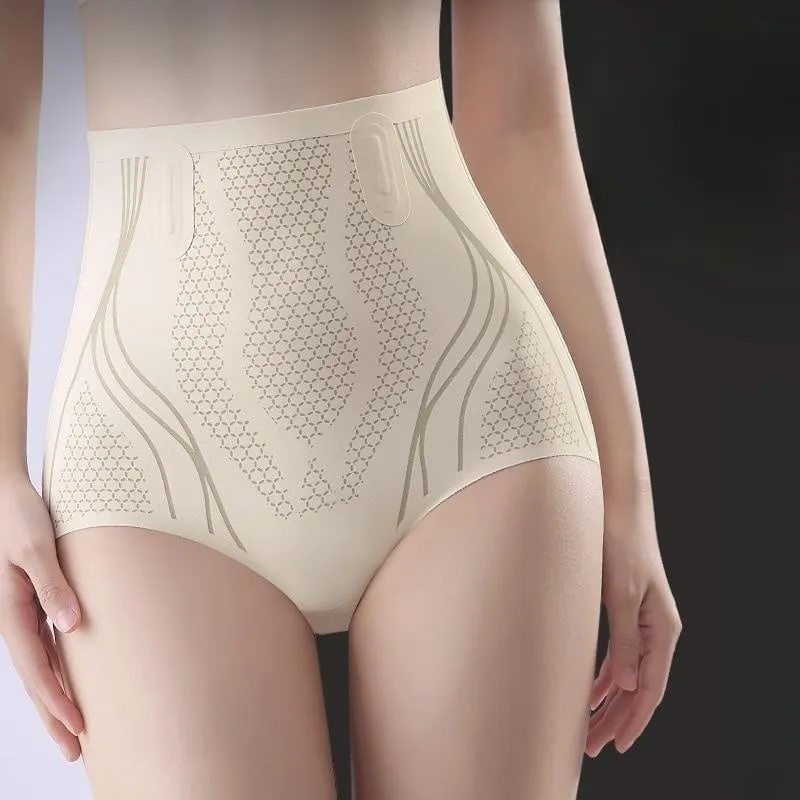 Ice Silk Ion Fibre Repair Shaping Shorts Tummy Control Underpants