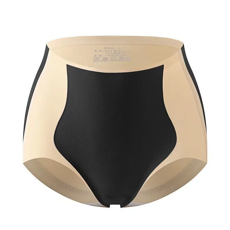 [Hot sale on TikTok]Color block Traceless Hip lifting Shaping Panties