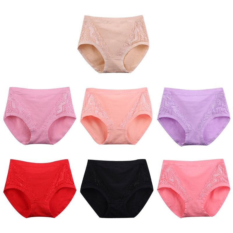 2024 Plus Size High Waist Leak Proof Cotton Panties