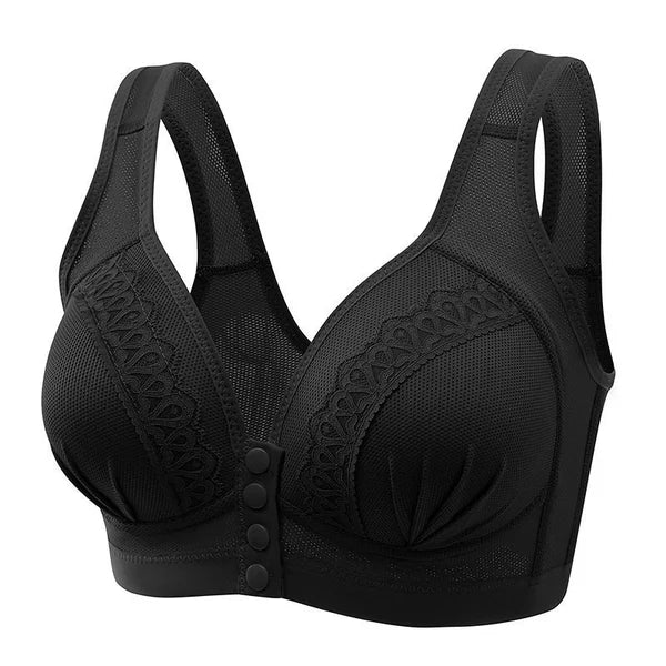 2024 Front Button Breathable Skin Friendly Cotton Bra