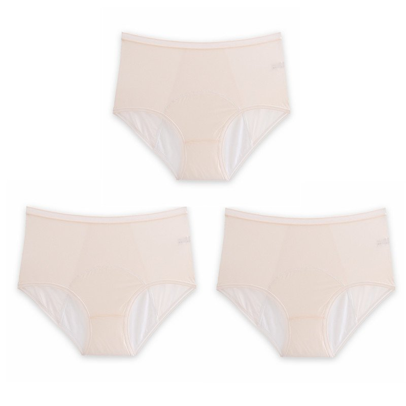 High Waist Leak Proof Ice Silk Panties