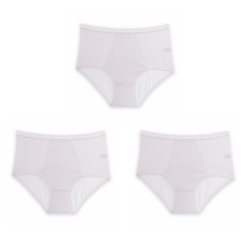 High Waist Leak Proof Ice Silk Panties